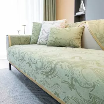 Линия света, роскошная диванная подушка из синели, универсальная нескользящая подушка на четыре сезона, простой современный универсальный чехол 70X70