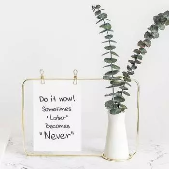 Линия Золотисто-черный домашний стол, украшение, ваза для цветов, держатель для растений, держатель для открытки, фоторамка золотой