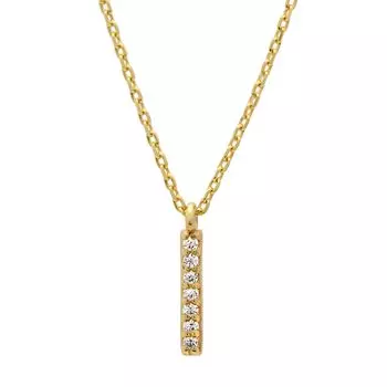 Линия Золотое Ожерелье Сделано в Италии Цепочка Azuki Цирконий Серебро 925 Подарок На День Рождения Подарок Популярный Взрослый Подарочная КОРОБКА Включена [Matthewmark] Для женщин