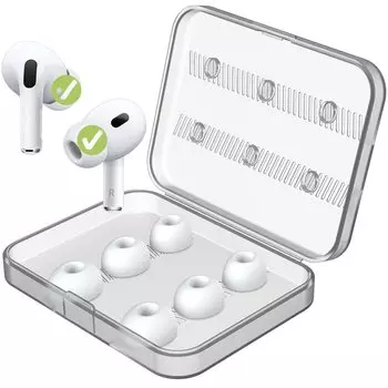 Link Dream Earpieces Compatible with AirPods Pro Generation Silicone Eartips Size Each AirPods Pro Replacement Earpieces 3 Pairs Soft Sound Insulation