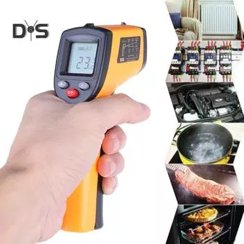 Linkee ЖК-термометр, цифровой бесконтактный инфракрасный термометр, пирометр