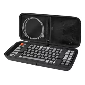 Linkidea Hard Travel Case для компьютера 84-клавишная беспроводная клавиатура чехол для переноски защитный ящик для хранения совместимый с Keychron Logitech POP Key