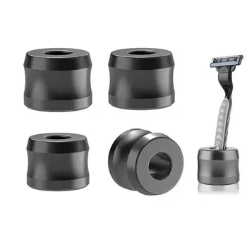 Linkidea Safety Razor Stand Opening Diameter Aluminum Alloy Shaving Stand for Bathroom Countertop Compatible with Merkur Gillette Fusion 5 ProGlide