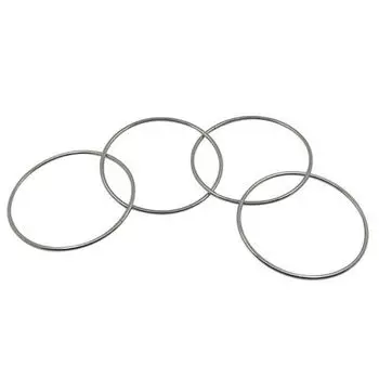 Linking Hoops Classic Magic Trick Playing Toys Magic Iron Hoops Iron Rings Metal Ring Magic Rings серебряный
