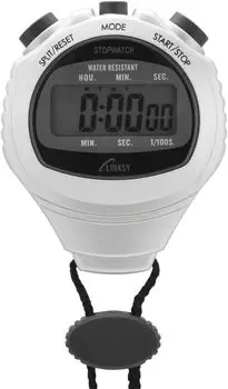 LINKSY безопасен даже в секундах с функцией часов Silver LS001SA Механизм с защитой от капель, влаги, секундомер 1/100, сплит/циферблат времени, (будильник/календарь),