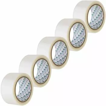 Linley Tape Лента для вулканизации Лента ПЭ 50 мм x 25 м 5 рулонов Прозрачная 621C_5