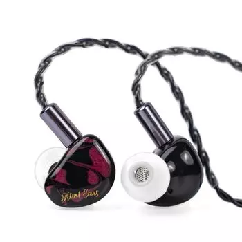LINSOUL Kiwi Ears Cadenza 10 мм бериллиевые динамические HiFi наушники Recable наушники-вкладыши (красный)