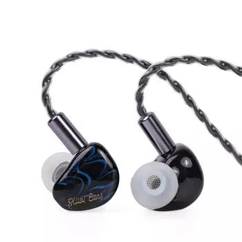 LINSOUL Kiwi Ears Cadenza 10 мм бериллиевые динамические HiFi наушники Recable наушники-вкладыши (синий)