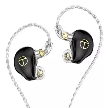 LINSOUL TRN ST7 Гибридный тип Натуральные смоляные HIFI наушники Recable Design Канальный тип Эргономичный дизайн Высокочистый посеребренный OFC кабель Двойной динамический