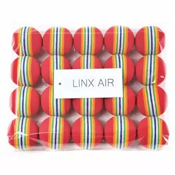 LINX AIR Golf Practice Balls 20 Pieces (Red)