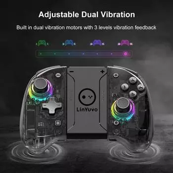LinYuvo KS37B, беспроводной джойстик, совместимый с Nintendo Switch/OLED Joy-con