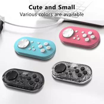 LinYuvo Meteor Light - мини беспроводной контроллер размером с брелок для Switch&Lite&OLED, Windows, Android и MacOS со светодиодной подсветкой