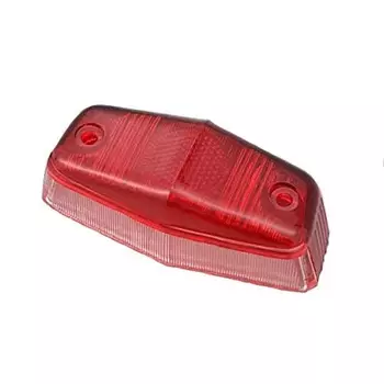 Линза Daytona для заднего фонаря Lucas S-size с отражателем красного цвета 40387