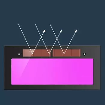 Линзы для сварки Линзы для затемнения от солнца Жидкостные солнечные очкиКристаллические очки B