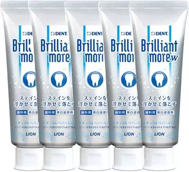 Lion Brilliant More 90g Fresh Spearmint набор из 5 предметов DENT.Brilliant Quasi-drug