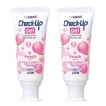 Lion Check Up Gel персик 60 г x 2 флакона