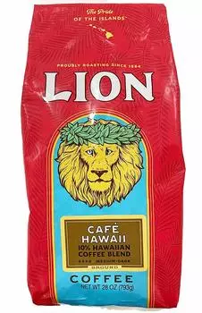Lion Cofe Hawaii Lion Cafe Hawaii Кофе средней темной обжарки 793 г x 4 упаковки (порошок)