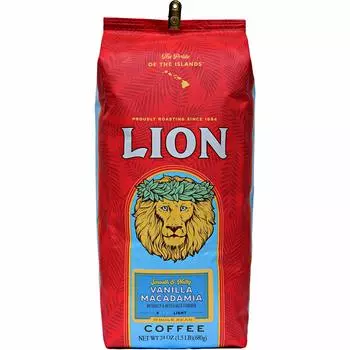 Lion Coffee Vanilla Macadamia 24oz 680g (Beans)
