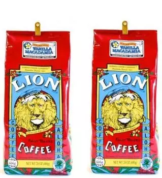 Lion Coffee Vanilla Macadamia Value 24oz 680g x 2 pieces (powder)