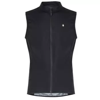 Lion de Capelmuur Cycling Stretch Wind Windproof and Size L Vest, Vest, Water-Repellent, Black, чёрный