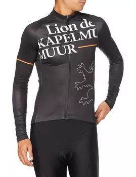 Lion de Capelmuur Light Warm Big Japan Size XS to Japanese size Jersey, Lion, Black, lils020, (equivalent XS) чёрный