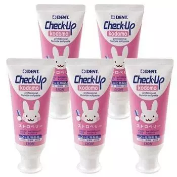 Lion DENT Checkup Кодомо Клубника 5 шт. (60г/шт.)