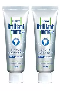 Lion Dental Materials Brilliant More Double Citrus Mint еще 2 шт. Эксклюзивное отбеливание зубов [Brilliant W]