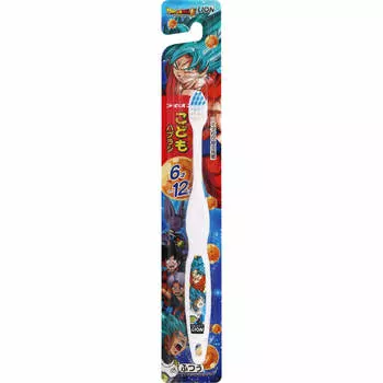 Lion Детская зубная щетка Детская зубная щетка для детей 6-12 лет Dragon Ball Super Navy / White / Yellow для детей 6-12 лет Зубные щетки для детей