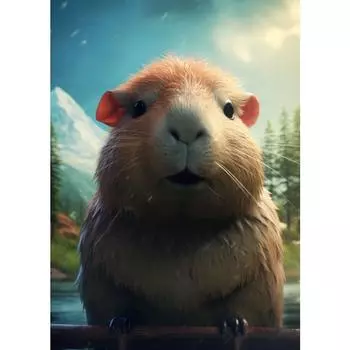 Lion Giraffe Elephant Monkey in Flower Jungle Horse Wolf Art Posters Wild Animal Canvas Painting Print Wall Picture Home Decor 21cm30cm NoFrame