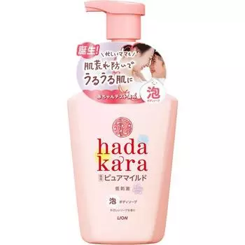 Lion Hadakara Hadakara Foam Body Soap Gentle Soap Fragrance Body 550 мл [Мыло для тела Quasi Drug]