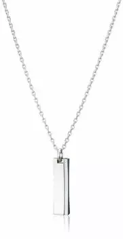 LION HEART Curved Plate Necklace 03NE0125BL [Lion Heart] LH-1