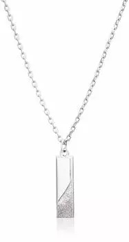 LION HEART Sand Plate Necklace 01NE0271SV [Lion Heart]