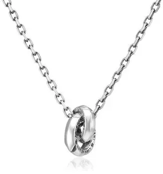 LION HEART в подарок перо двойное кольцо ожерелье 01NE0791SV [Lion Heart]