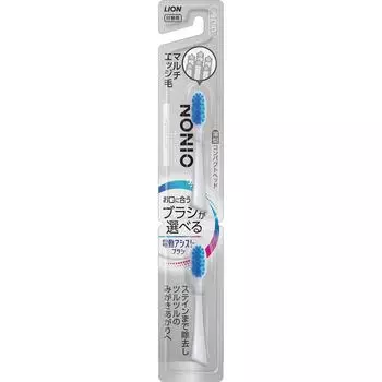 LION Электрическая сменная щетка NONIO + Отбеливающая Обычная 2 шт.. Зубные щетки - электрические