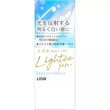 Зубная паста LION Lightee White Citrus Mint White Powder 53 г (Квази-лекарство) Нанесите необходимое количество на зубную щетку и используйте. беление