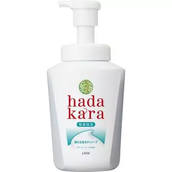 Lion Lion Hadakara Hadakara Мыло для тела мыло-крем с пузырьками, ароматизированное тело 550 мл [Мыло для тела]