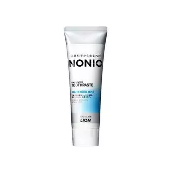 Lion Nonio Medicated Toothpaste Clear Herb Mint освежающая зубная паста, 130 гр