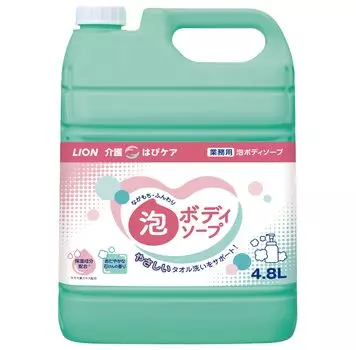 LION Nursing Care Foam Body Soap Body Soap Large Capacity Weakly Acidic [Commercial Refill] 4.8L белый