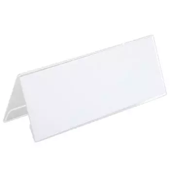 Lion Office Equipment Pop Stand Card Holder V Shape 65 x 180mm Acrylic V-180