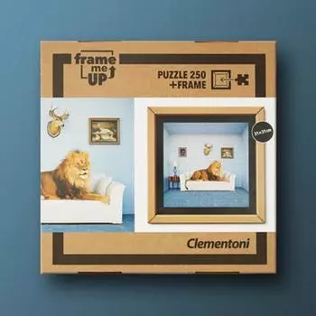 Lion s House 250 Piece Clementoni Assembled Picture Frame Puzzle, popular Korean board game