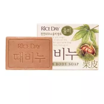 LION Scrub body soap chestnut Мыло-скраб для тела с медом и каштаном