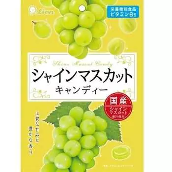 Lion Shine Muscat Candy 71gCharacteristicsCandy with juicy, elegant sweetness and aroma made from d CharacteristicsCandy with juicy, elegant sweetness 1