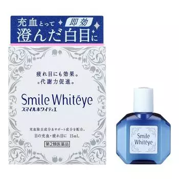 LION Smile Whiteye капли для глаз с эффектом отбелевания белков, 15 мл