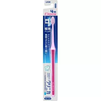 Lion Зубная щетка Clinica Advantage 4 ряда ультракомпактная 1 зубная щетка Обычная профилактика кариеса Зубные щетки профилактика кариеса