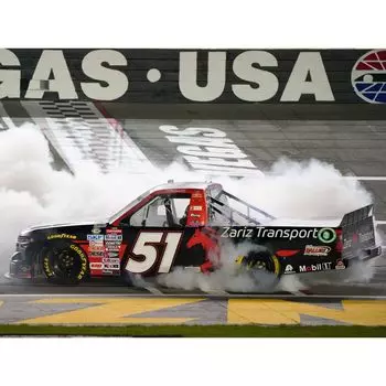 Lionel Racing Kyle Busch ZARIZ TRANSPORT Chevrolet Silverado NASCAR Craftsman Truck Series 2023 Победитель Las Vegas Motor Speedway 1/64 #51