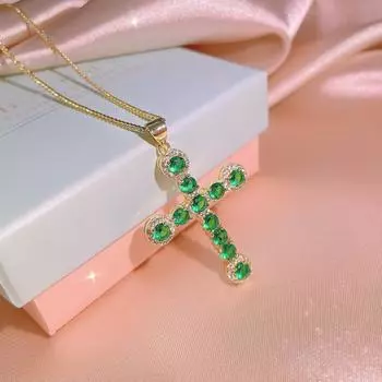 Лионтин Салиб Замруд Ванита Калунг Керах Рантай Эмас Асли 18K Антик Аксесори Гот Хадиа Хари Валентайн green