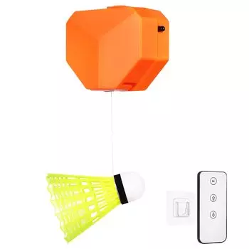 LIOOBO бадминтон в помещении автоматический возвратный тренажер для практики 1 человек портативный регулируемый эластичный автоматический спинка бадминтон тренировочный тренажер для энтузиастов начинающих подарок