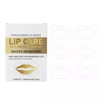 Lip Anti-wrinkle Patches, Lip Wrinkle Reduction Lip Care Patches, Collagen Patches One Size белый