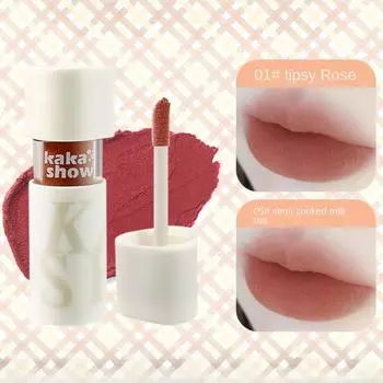 Lip Glaze Matte Velvet Lip Clay Веганская белая помада