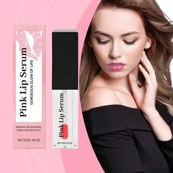 Lip Glaze Увлажняющий питательный блеск для губ, осветляет цвет, не выцветая One Size розовый